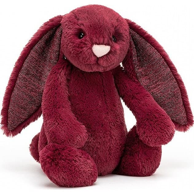 Jellycat Peluche Lapin 31cm Sparkly Cassis