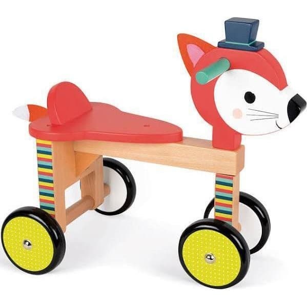 Janod Porteur en bois Renard Baby Forest