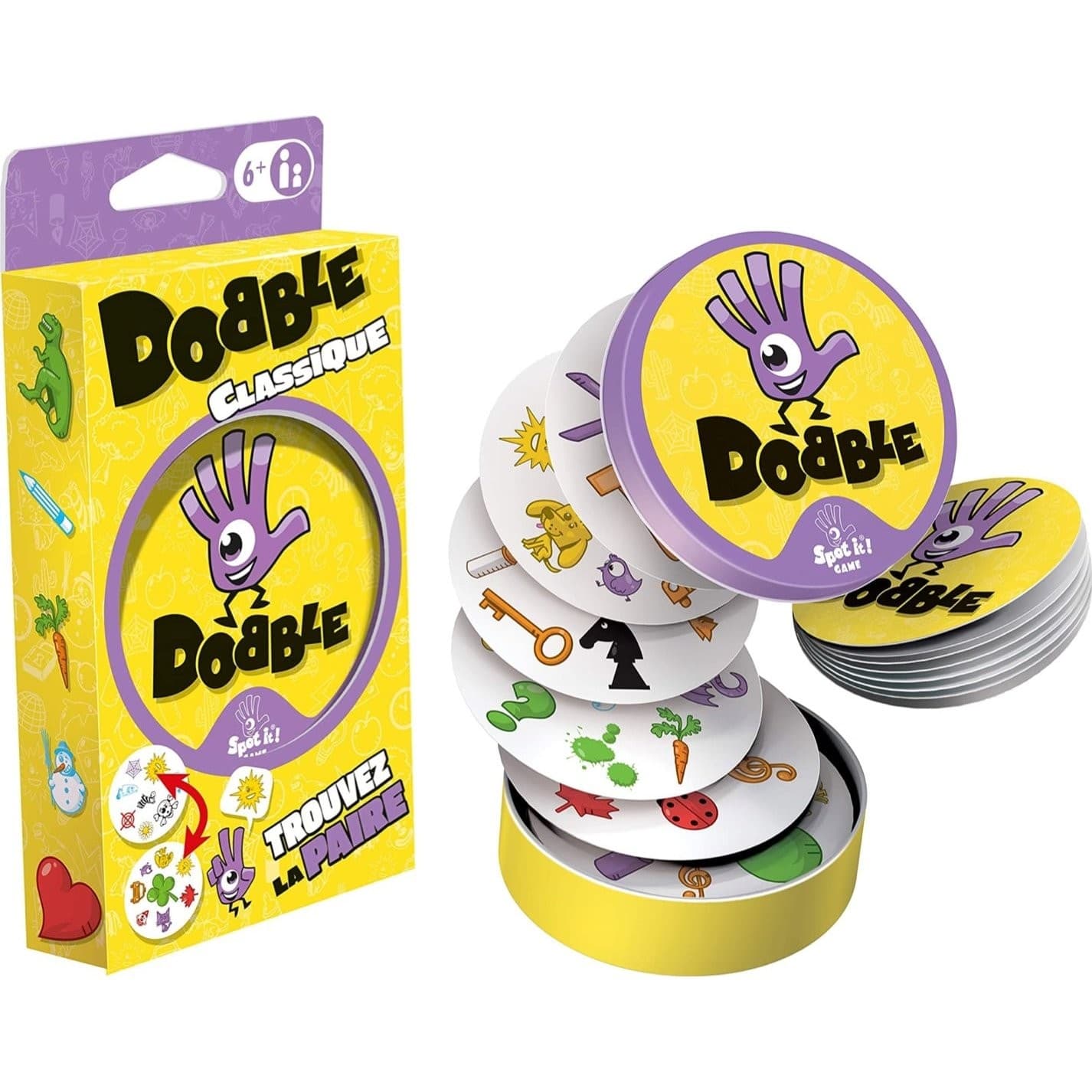 Asmodee Jeu de rapidité Dobble Classique