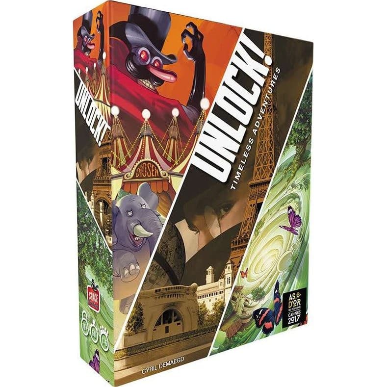 Asmodee Escape Game Unlock 6 Timeless Adventures