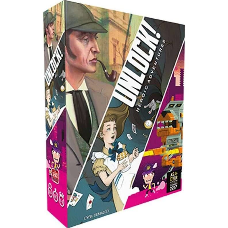 Asmodee Escape Game Unlock 5 Heroic Adventures Space Cowboys