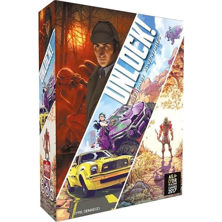 Asmodee Escape Game Unlock 9 Legendary Adventures Space Cowboys