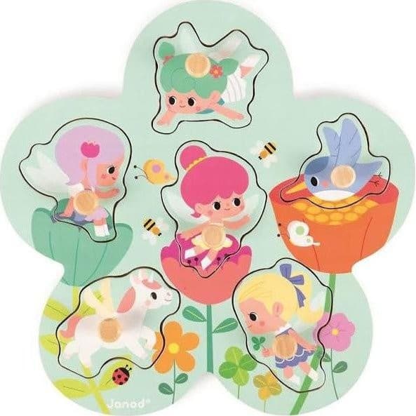 Janod Puzzle en bois Happy Fairies
