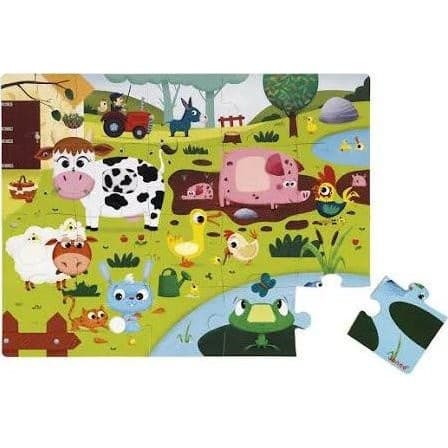 Janod Puzzle tactile les animaux de la ferme