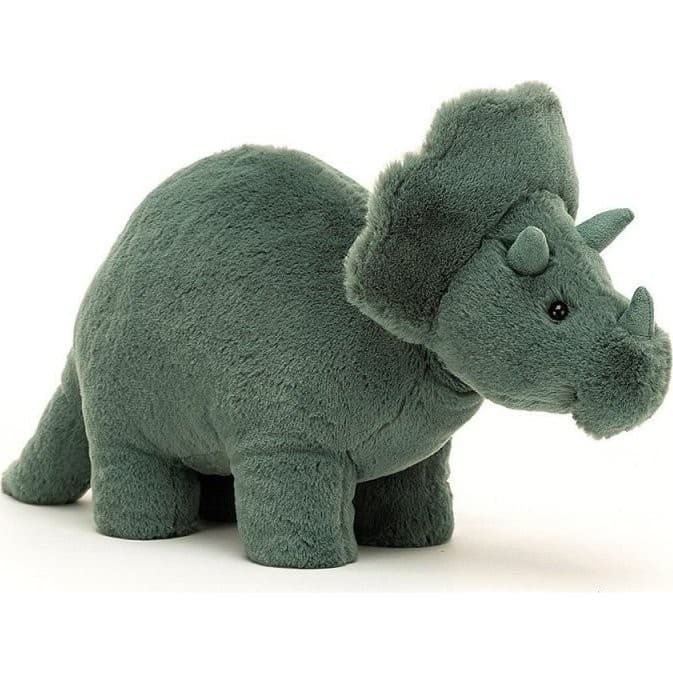 Jellycat Peluche Tricératops dinosaure vert 17cm