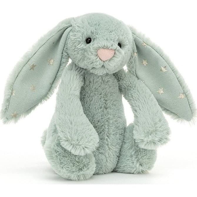 Jellycat Peluche Lapin vert scintillant Bashful Sparklet 18 cm