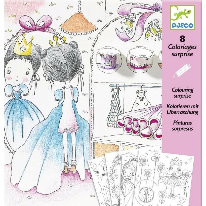 Djeco Coloriages Surprises Les Petites Portes De Pupi