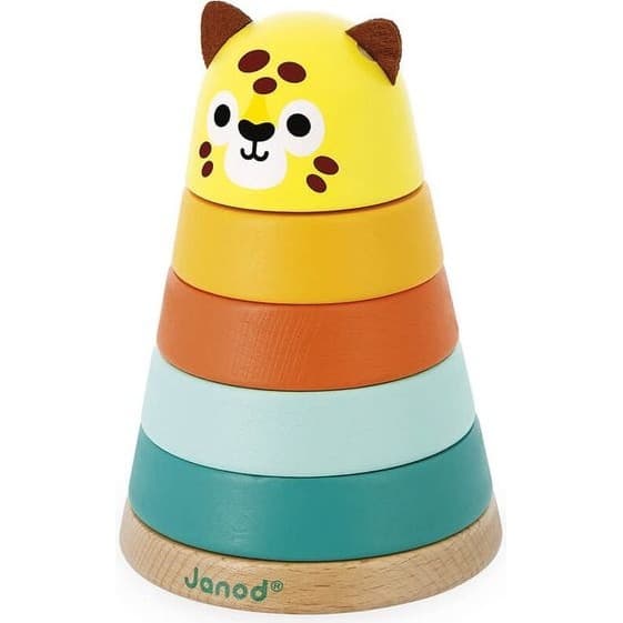 Janod Jouet à empiler Jaguar Tropik