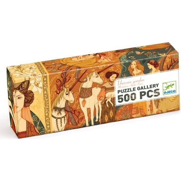 Djeco Puzzle Peinture Jardin des Licornes 500 pièces