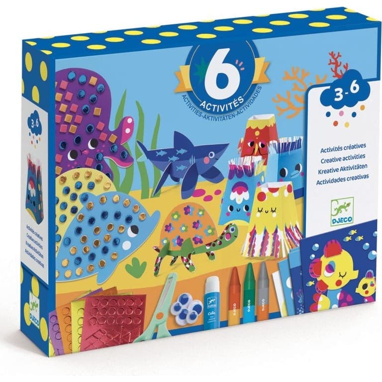 Djeco Coffret multi activités La mer et ses plaisirs