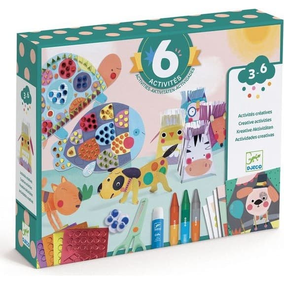 Djeco Multi activités Les Animaux et leurs maisons 