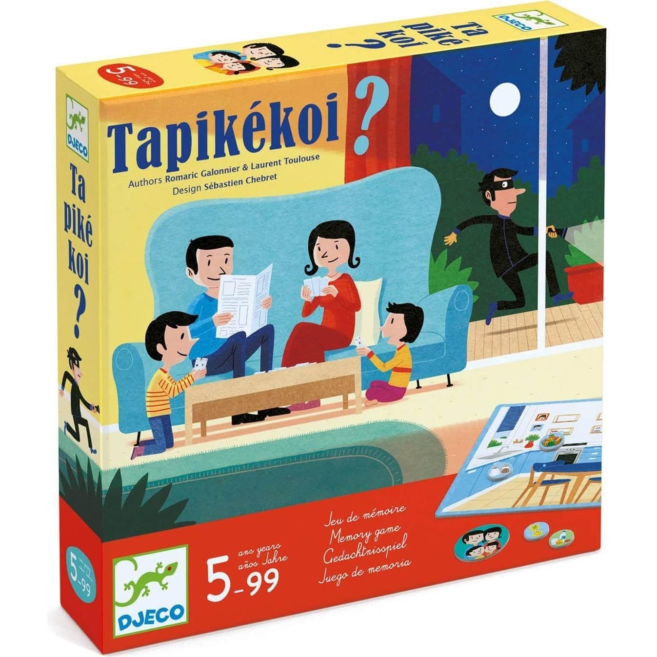 Djeco Tapikékoi jeu de mémoire
