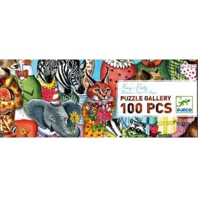 Djeco Puzzle Gallery Peinture King's Party 100 Pièces