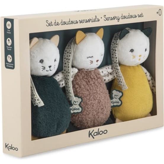 Kaloo Doudous sensoriels chats Stimuli