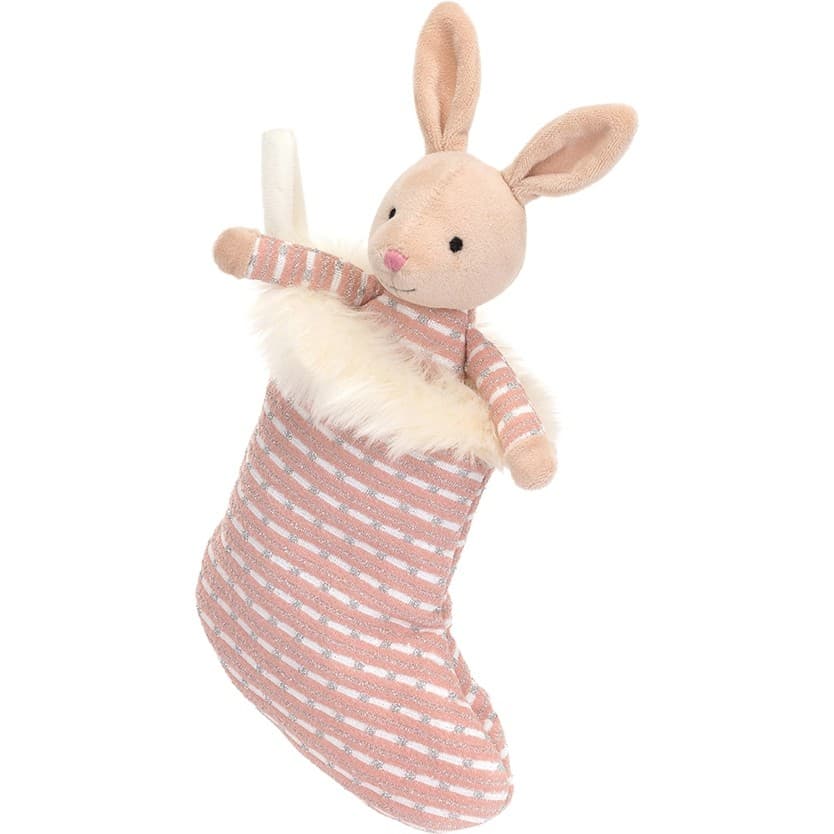 Jellycat Peluche Lapin chaussette scintillant 20 cm