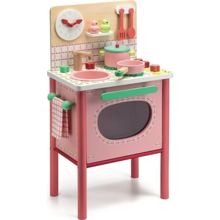 Djeco Cuisine en bois pour enfants La cuisinière de Lila