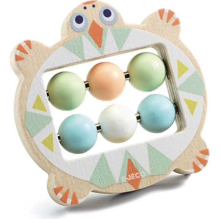 Djeco Hochet en bois Tortue BabyBouli