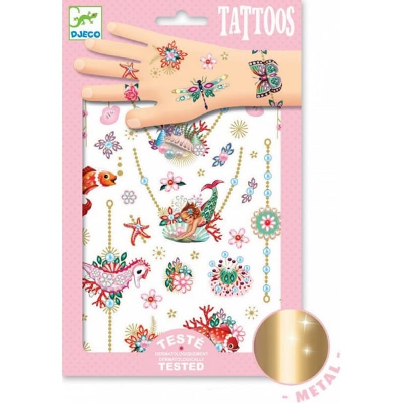 Djeco Tatoos pour enfants Les bijoux de Fiona