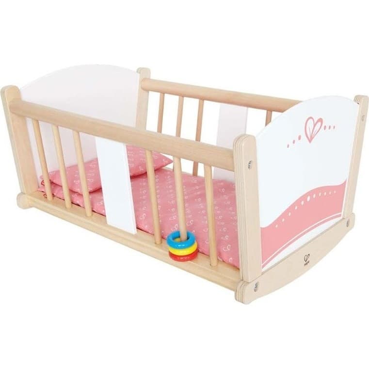Hape Toys Lit pour poupée Berceau à bascule