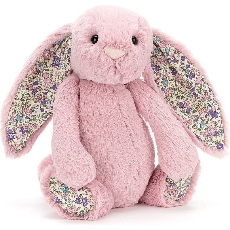 Jellycat Peluche Lapin Blossom Rose Tulipe 31cm