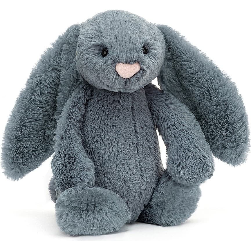 Jellycat Peluche Lapin bleu nuit Bashful 31 cm