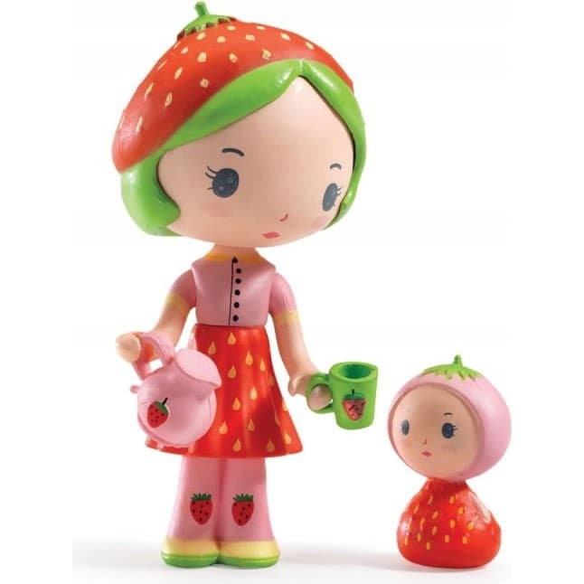 Djeco Figurine Berry et Lila la fraise Figurine Tinyly