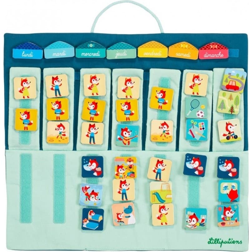 Lilliputiens Semainier pour enfant