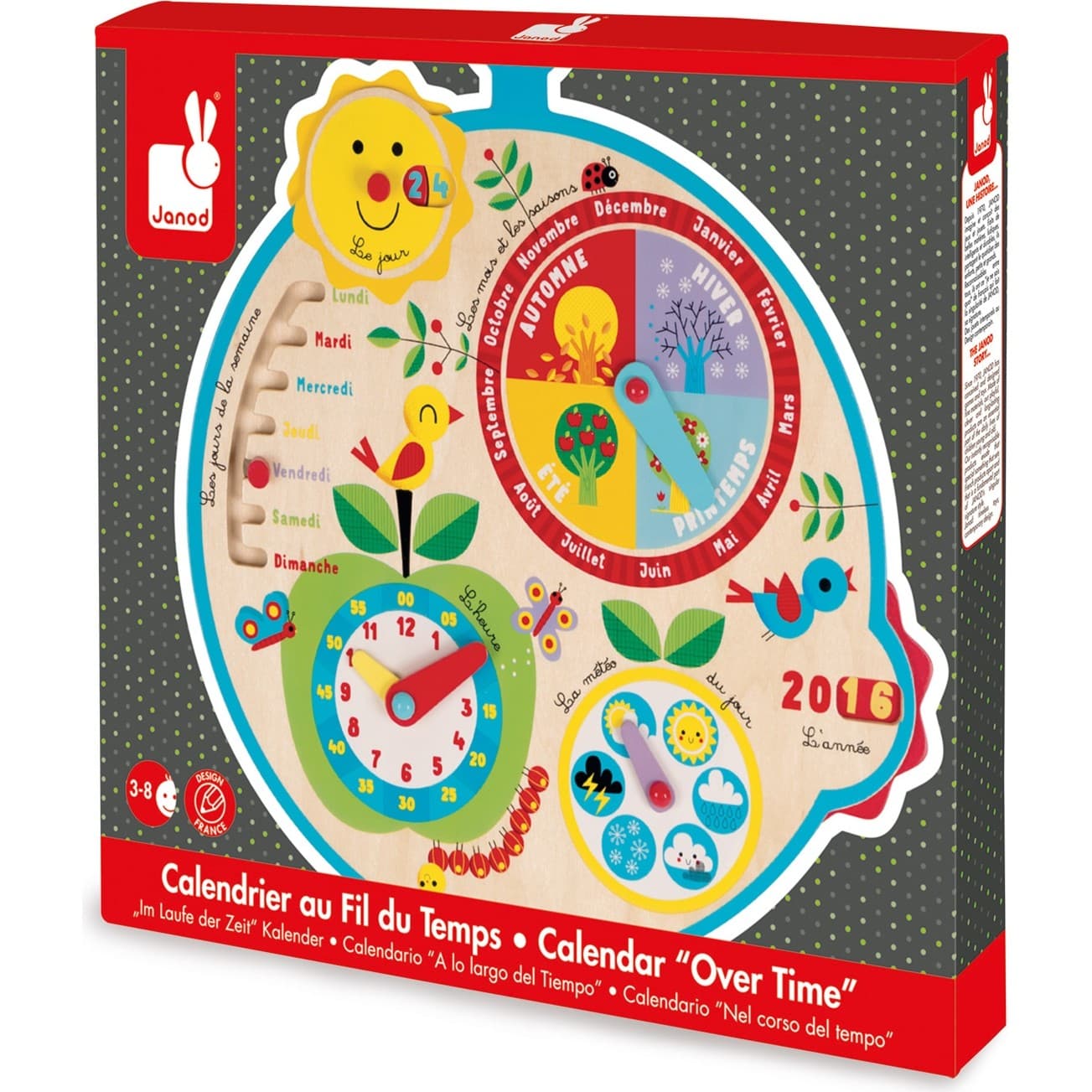 Janod Calendrier au fil du temps