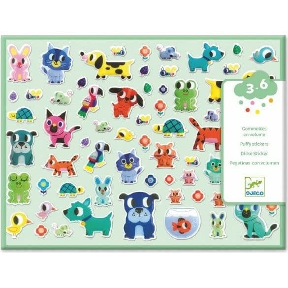 Djeco Gommettes en volume Les Petits Amis