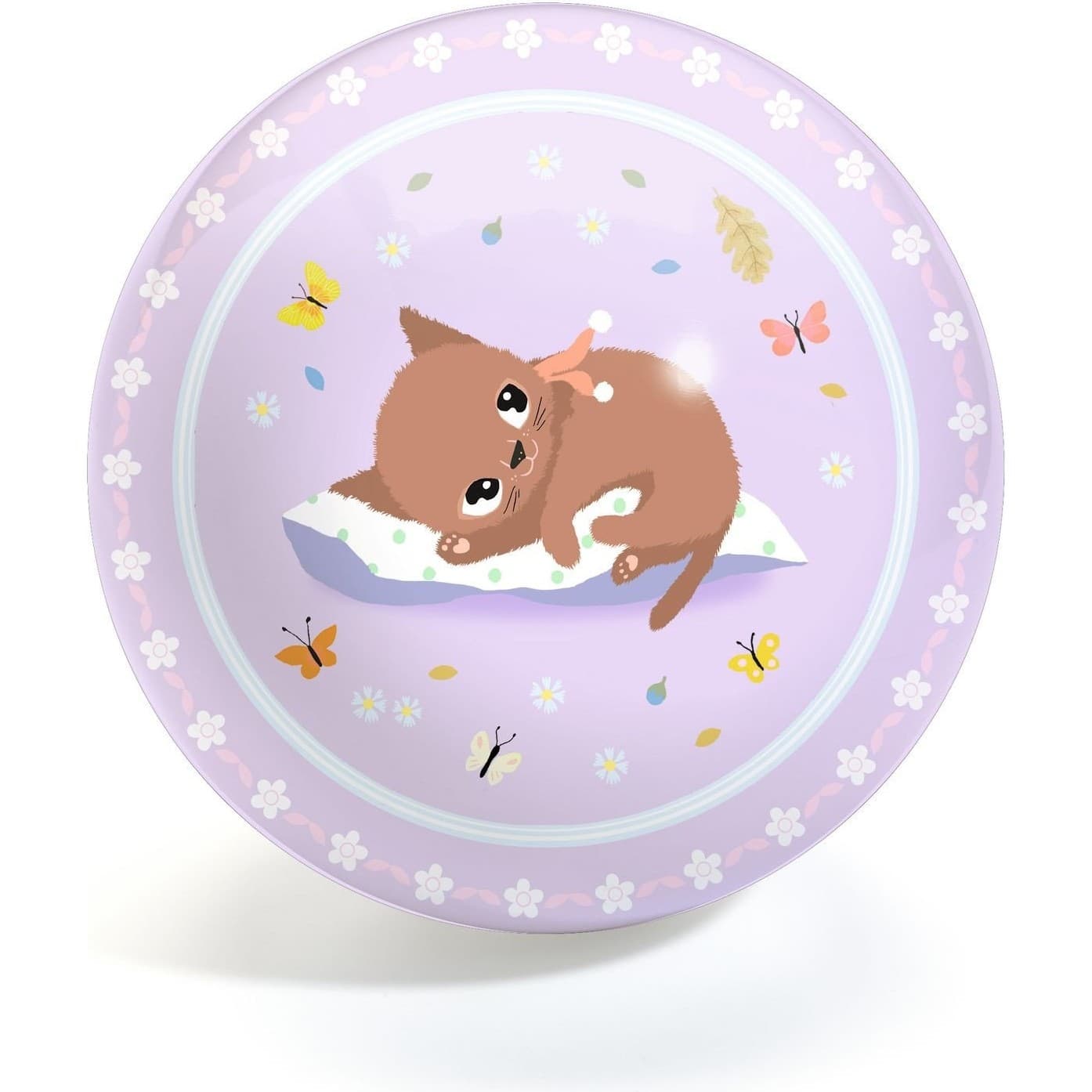 Djeco Ballon pour bébé : Adorable chaton