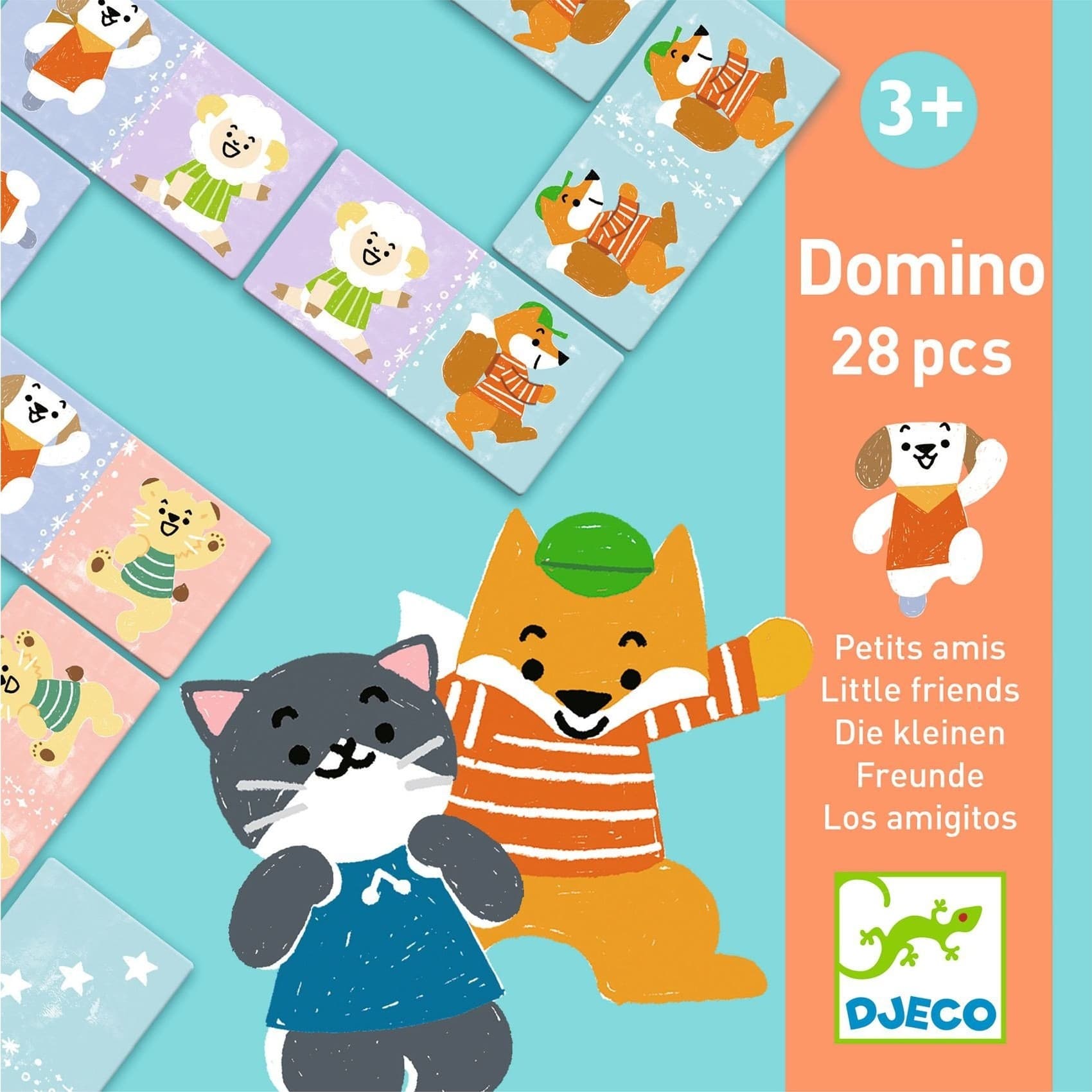 Djeco Domino Petits amis 28 pièces