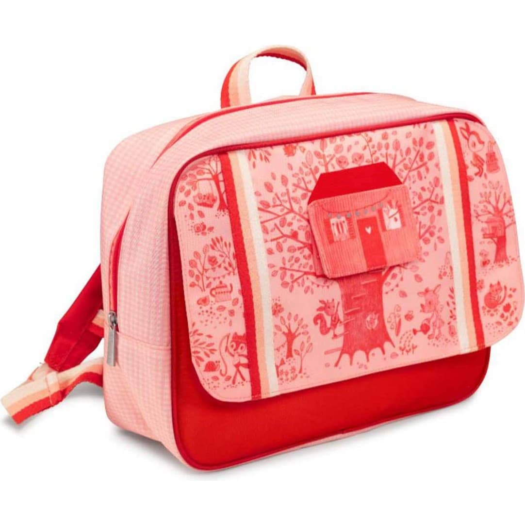 Lilliputiens Cartable primaire rouge Lena Happy