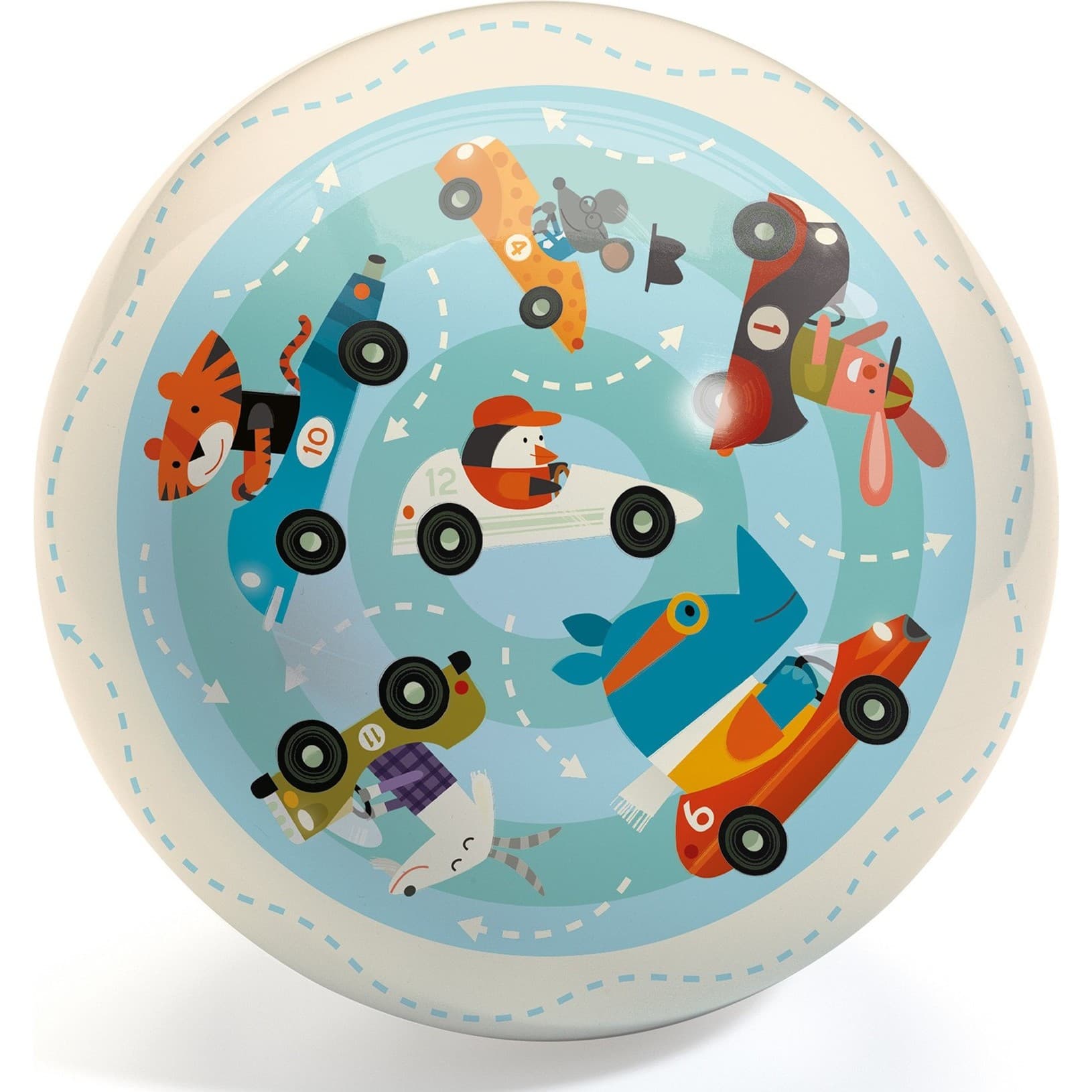 Djeco Ballon pour enfant Trafic Ball 22 cm