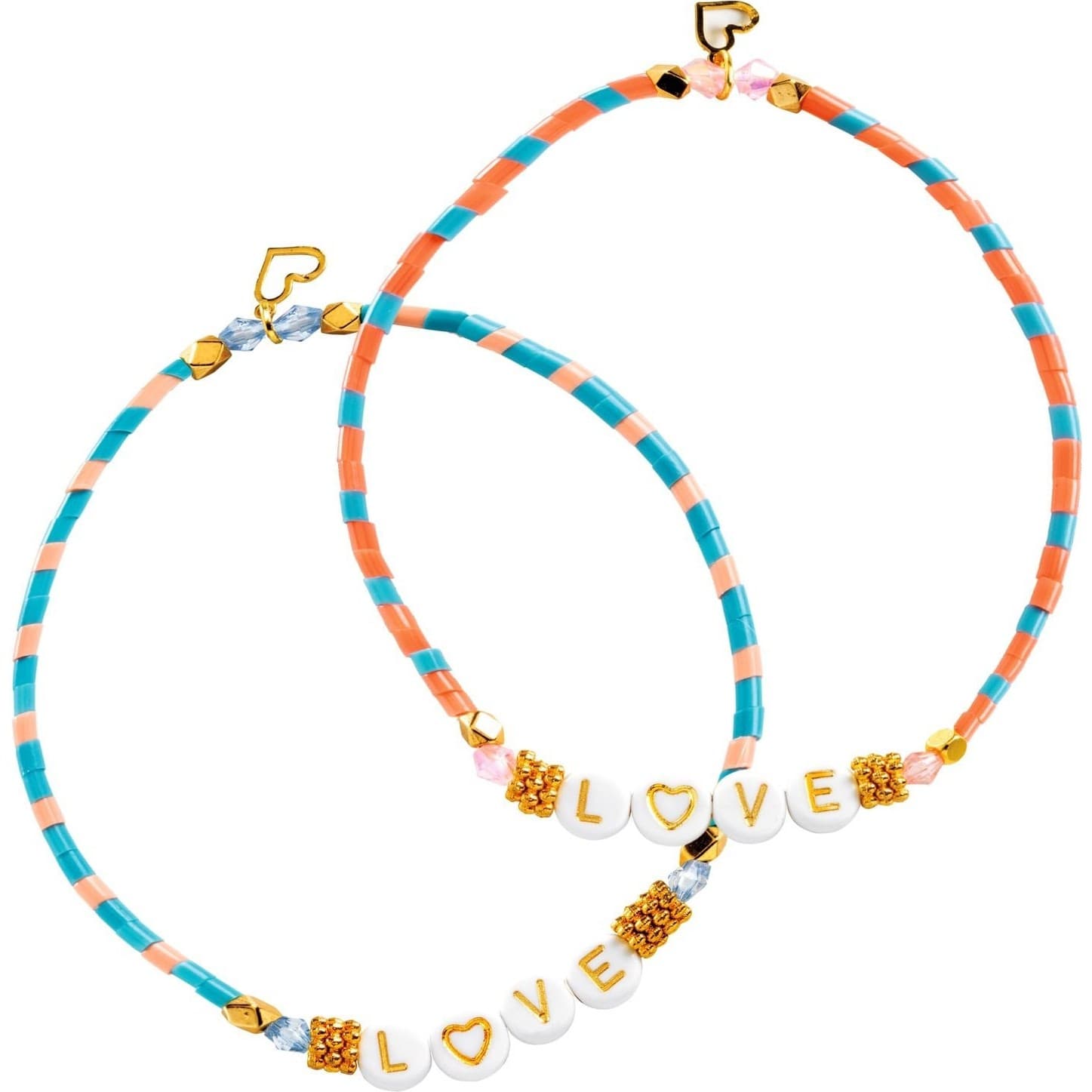 Djeco 2 Bijoux lettres à offrir Bracelet avec prénom