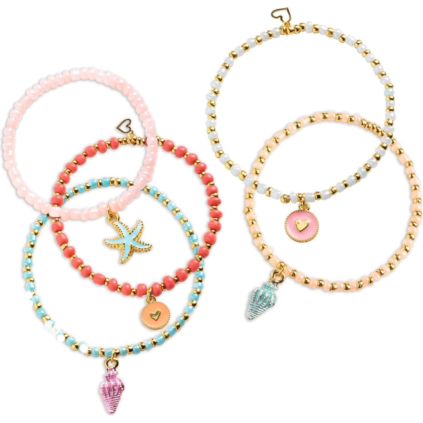 Djeco Bracelets perle à fabriquer Thème de la mer