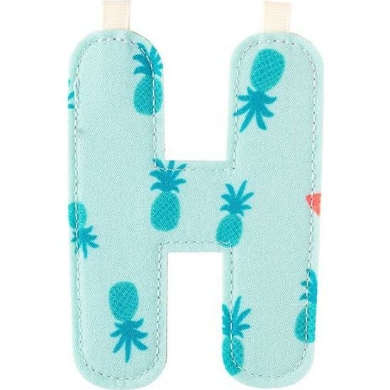 Lilliputiens H lettre en tissu