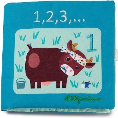 Lilliputiens Livre bébé Apprendre à compter 1 2 3