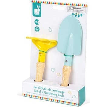 Janod Outils de Jardinage Pelle et Rateau : Happy Garden