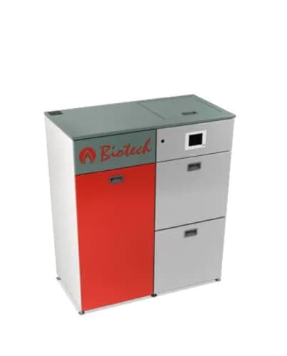 Biotech pelletsheizkessel | pz35rl manuelle befüllung | 35 kw | bafa