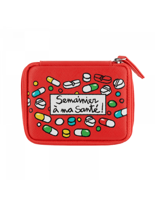 Housse à pilules/ médicaments "Ma santé"