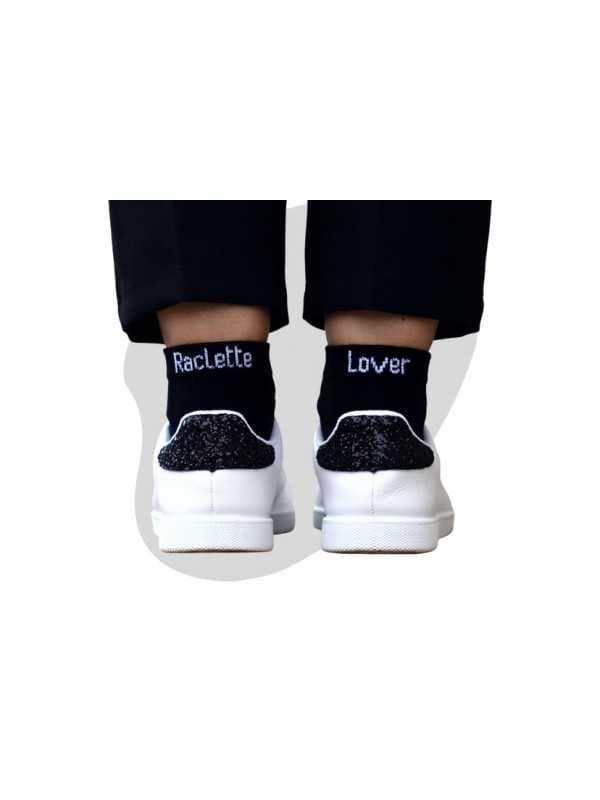 Chaussettes noires Homme "Raclette Lover"