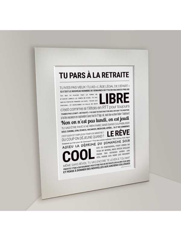 Affiche - Tu pars à la retraire