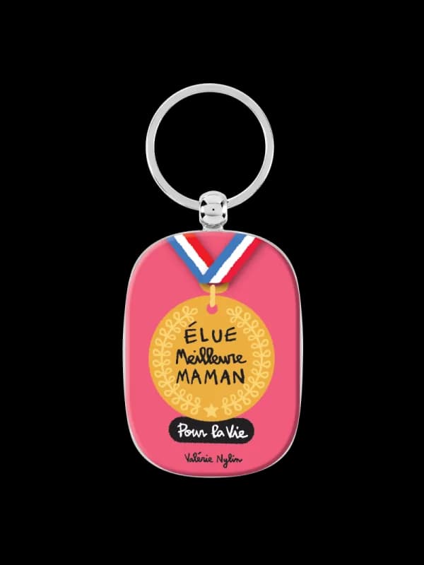 Porte clés - Elu meilleur Maman