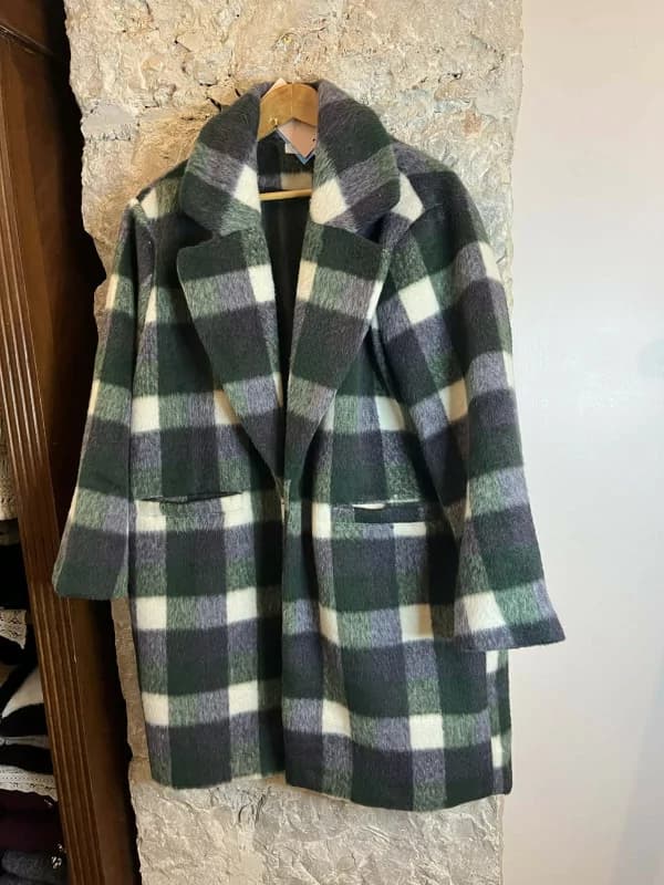 Manteau à carreaux - Carrie M