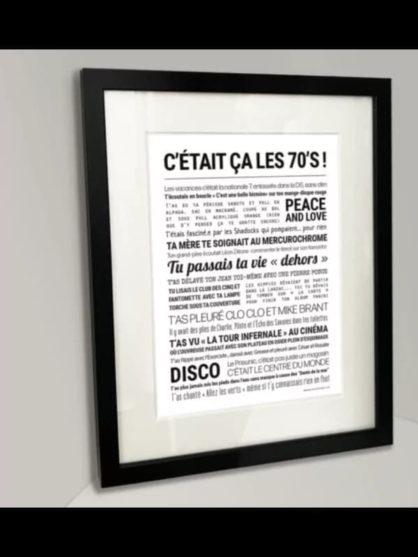 Affiche - C'était Ça Les 70'