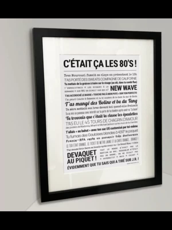 Affiche - C'était Ça Les 80'