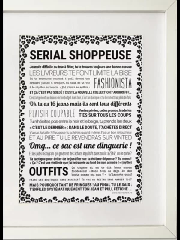 Affiche - Serial Shoppeuse