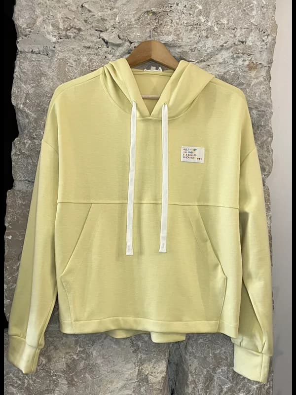 Sweat à capuche jaune - Season S