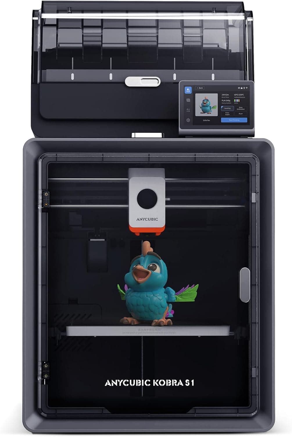 Imprimante 3D CoreXY Ultra-Rapide – 600 mm/s, Auto-Nivellement LeviQ 3.0, Multicolore (250×250×250 mm) - Anycubic Kobra S1 Combo