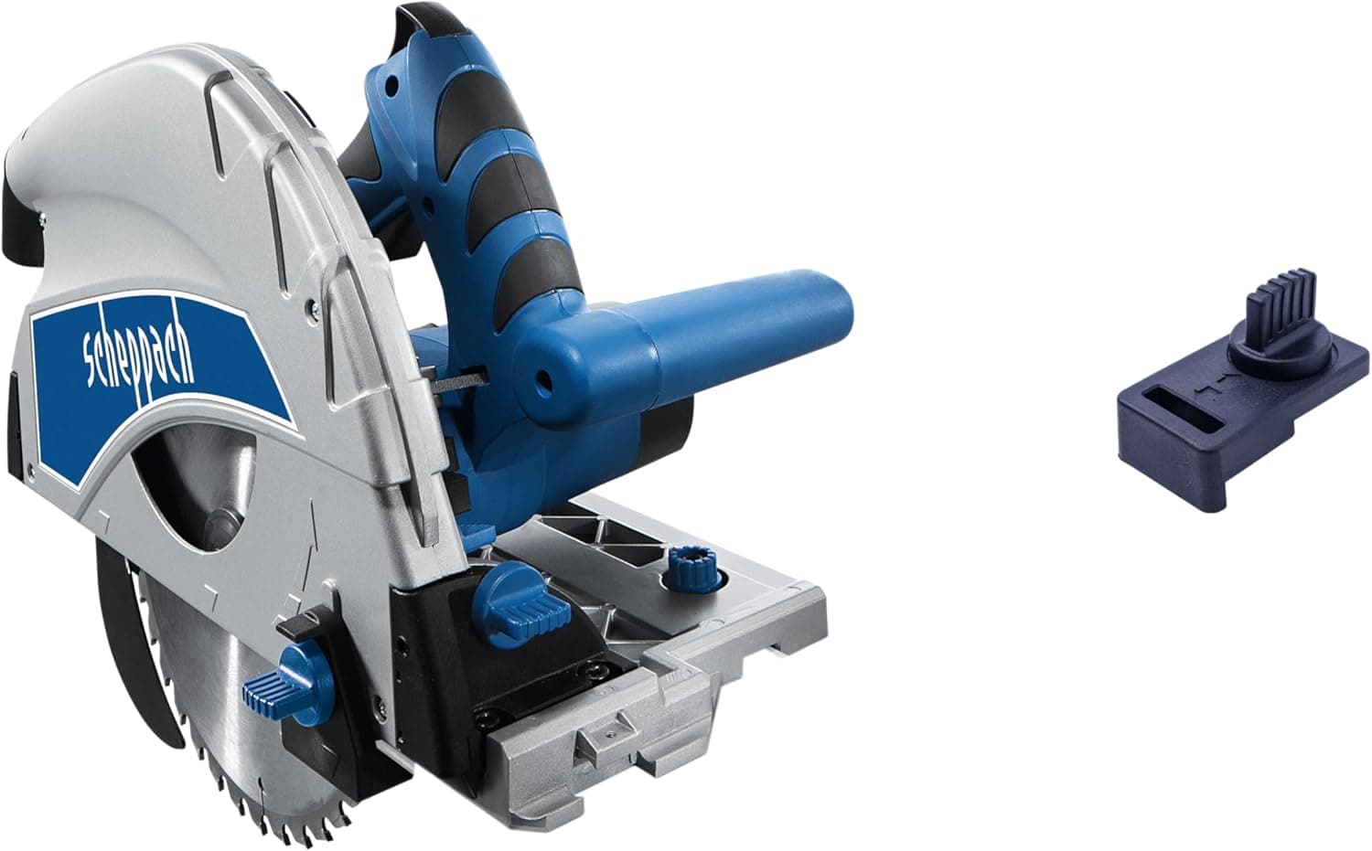 Scie plongeante 1600W professionnelle ultra précise – Rail de guidage 1400mm et coupe 75mm - Basique